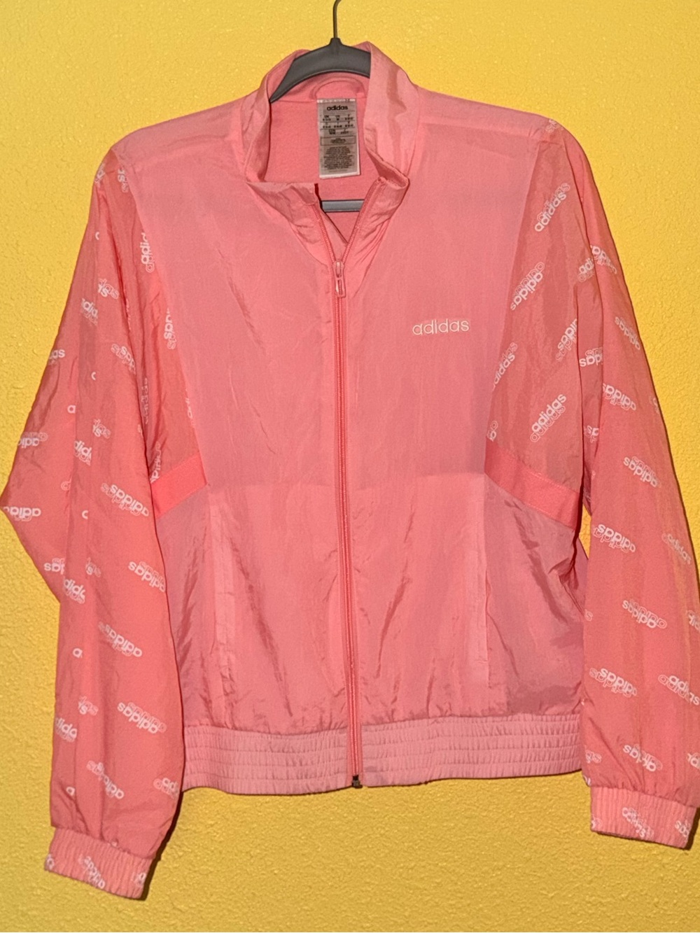 adidas Coral Pink Women's Bomber Track Jacket